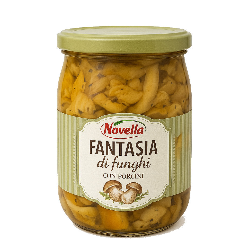 Fantasia Di Funghi Sott'olio 520Gr - Novella