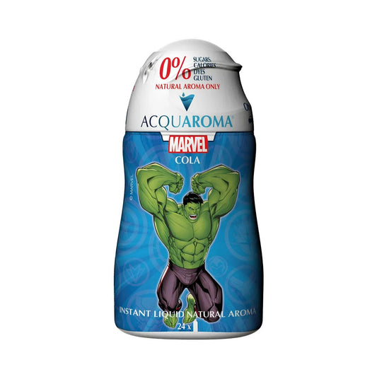 Acqua Aromatizzata Marvel Hulk, Cola Senza Caffeina - Acquaroma