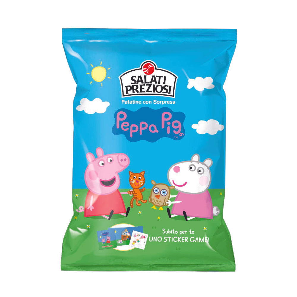 Patatine Peppa Pig con Sorpresa Salati Preziosi - 25gr 24Pz