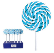 Lecca Lecca Spirale Bianco Azzurro 40gr. 36pz - Rossini - Ingrosso