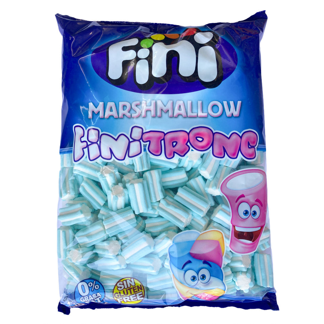 Marshmallow Cotone Striato Azzurro Fini 1Kg