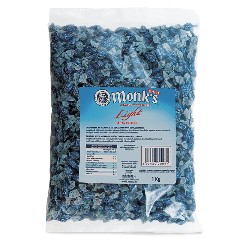 Caramelle Mini Light Monks 1Kg