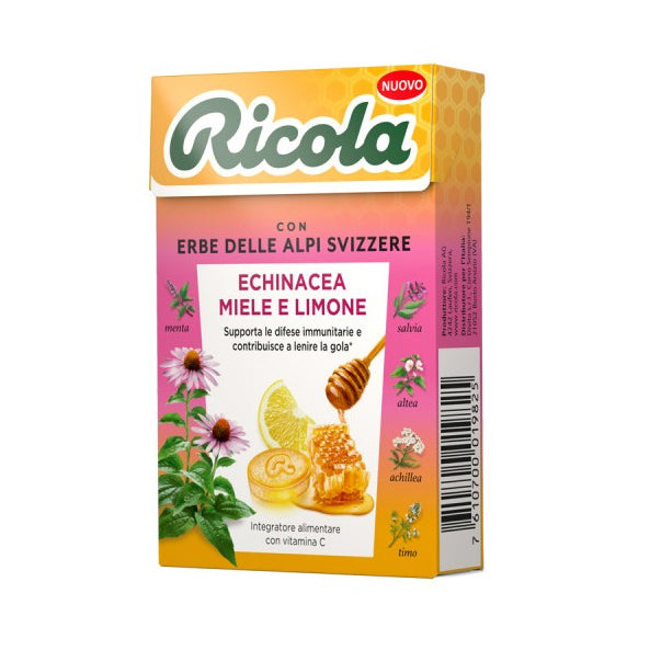 Echinacea, Miele e Limone Ricola 20Pz