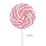 Lecca Spirale Rosa e Bianco 36pz 40gr. - Rossini