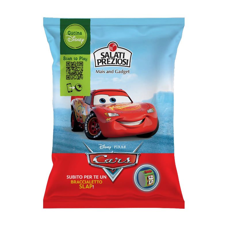 Cornetti Mais con Sorpresa Cars Salati Preziosi - 25gr 24Pz