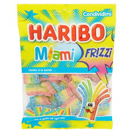 Miami Frizzi Haribo 90g 30pz